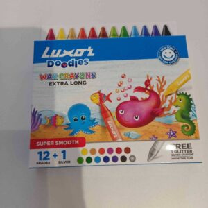 Luxor XL Wax Crayons-12 Sha 90mm*8mm